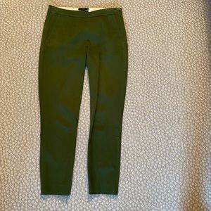 J Crew “Mattie” pants in dark green